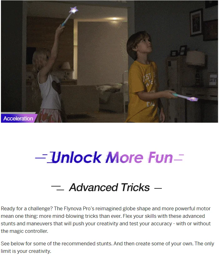 Flynova Pro:Boomerang spinner with endless tricks Dynamic lights Safe for children Drop-resistant Tripled battery life