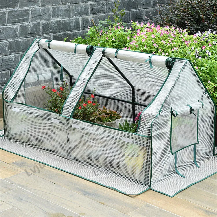 

Lvju Manufacturer Of Greenhouses Metal Garden Greenhouses Supplies, Clear /custom