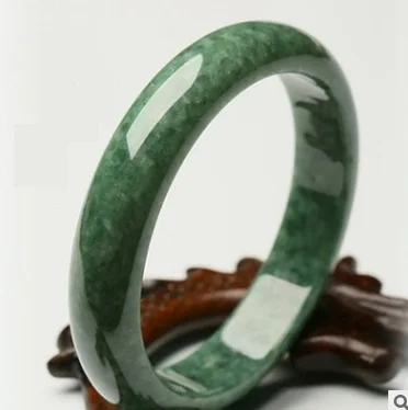 

High Quality Rounded Atural Stone Jade Bracelet Bangles Light Green Jade Bracelet Bangles For Women Gift
