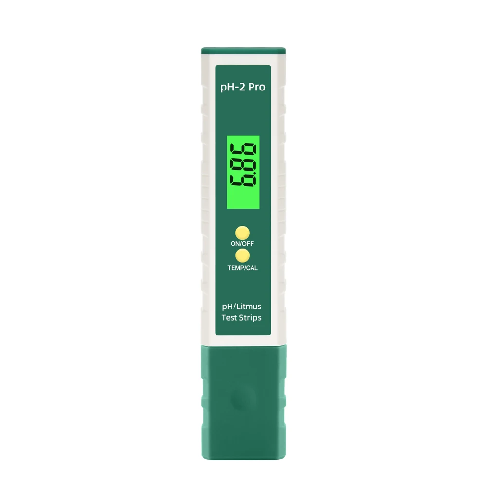 

PH Meter Temp Tester Pen 0.01 PH High Accuracy Water Quality Tester with ATC PH Test Strips Function for Household Drinking