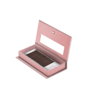 Brown Matte Ellipse flat eyelash extension ellipse soft tips light weight ellipse lash individual eyelash extension 2