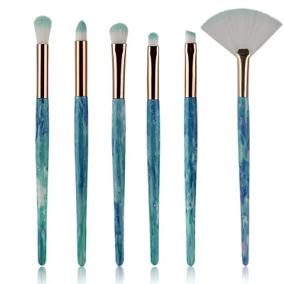 

HZM6 marble makeup brushes, mini free sample professional makeup brush custom logo customized OEM best quality hot selling