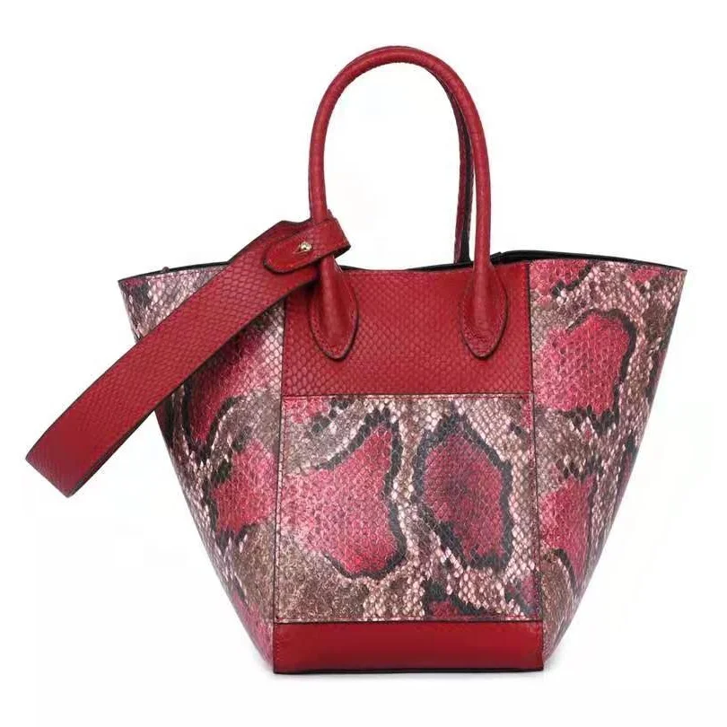 

2021 New Arrivals Tote Purses Shoulder Handbag Ladies Snake Pattern Leather Hand Bags For Women, More