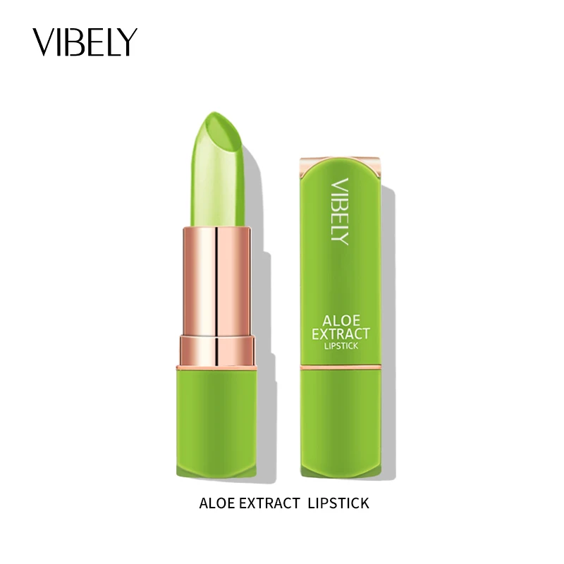 

Popular 7 colors changing aloe vera Heats lipstick Waterproof Longlasting lipstick