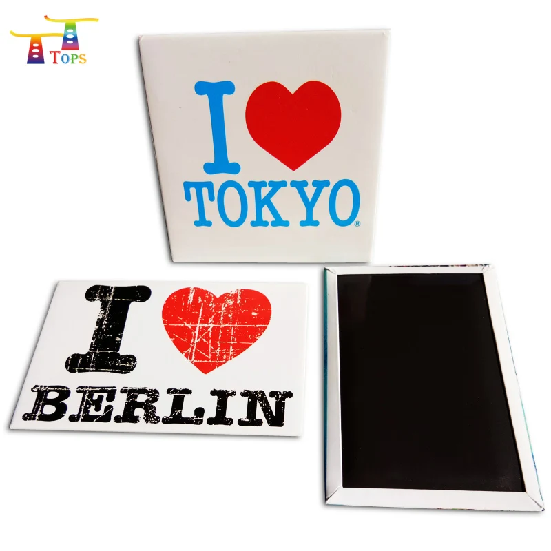 

2021 New York Custom 40*105mm World City Souvenir Cristiano Ronaldo Travel Tinplate Fridge Tin Magnet With Printing Logo custom gifts, Cmyk