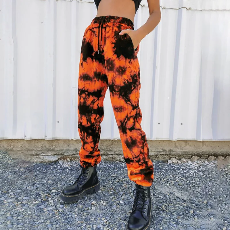 

Fashion In Stock Cargo Women's Trousers Denim High Waist Casual sport Army Plus Size Long Pants Women