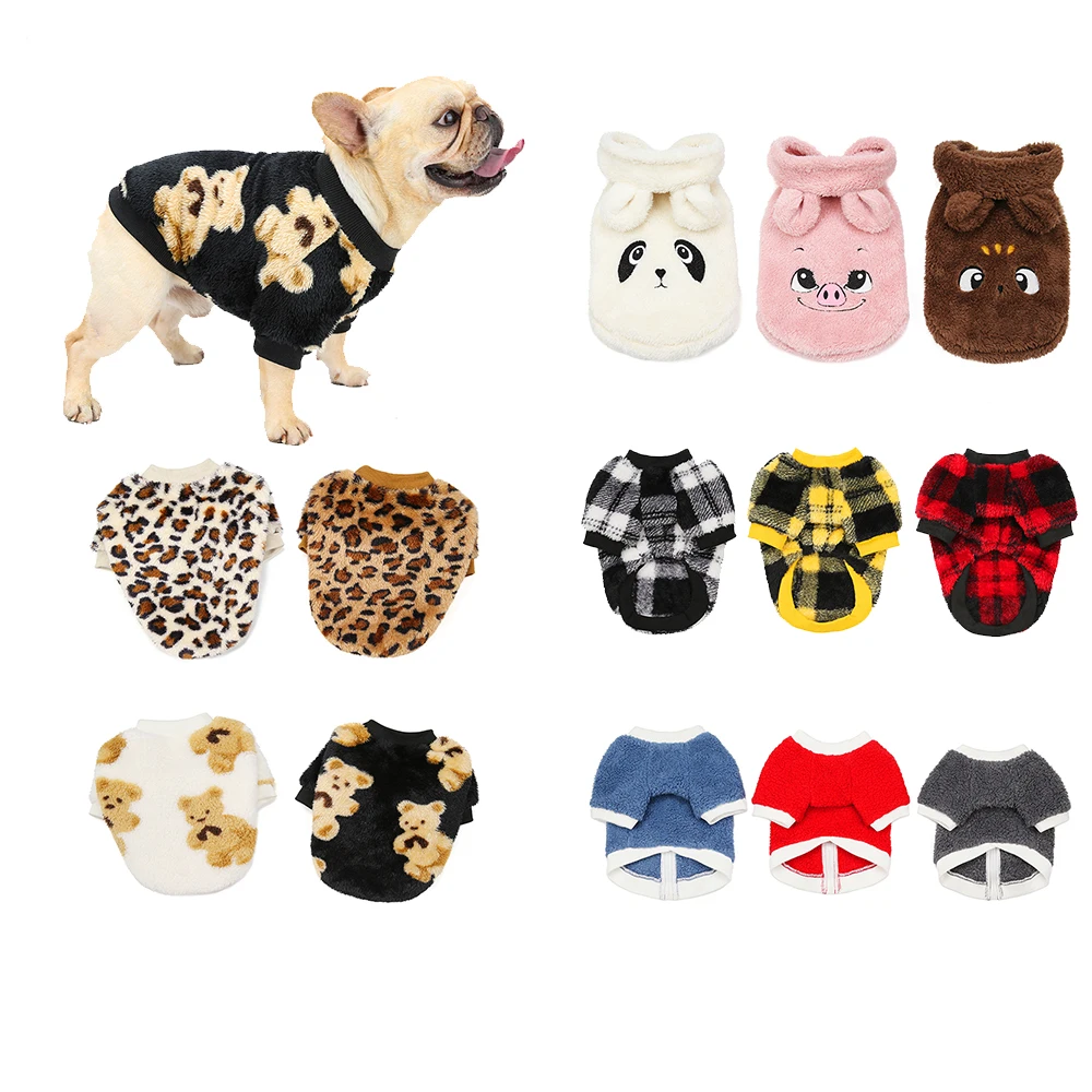 

Wholesale Luxury Warm Ropas Para Perro Roupa De Cachorro Winter Autumn Desinger Pet Girl Dog Clothes, Leopard