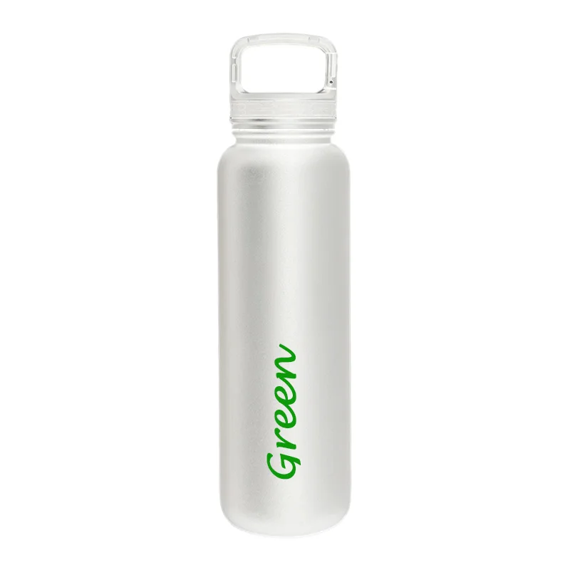 

Everich Double Wall Vacuum Insulated Stainless Steel Leak Proof Sports Water Bottle, Wide Mouth with BPA Free Cap, White or customized color/logo/pattern