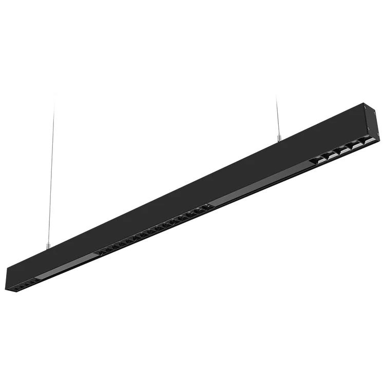 Energy saving indoor office home shop aluminum suspended mounted 50w led up and down linear light