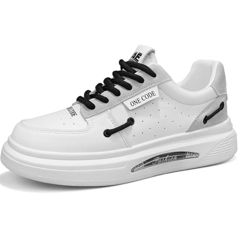 

Dropshipping Custom Logo White Shoes Men Light Weight Fashion Chunky 2024 New Styles Skateboarding Sneakers