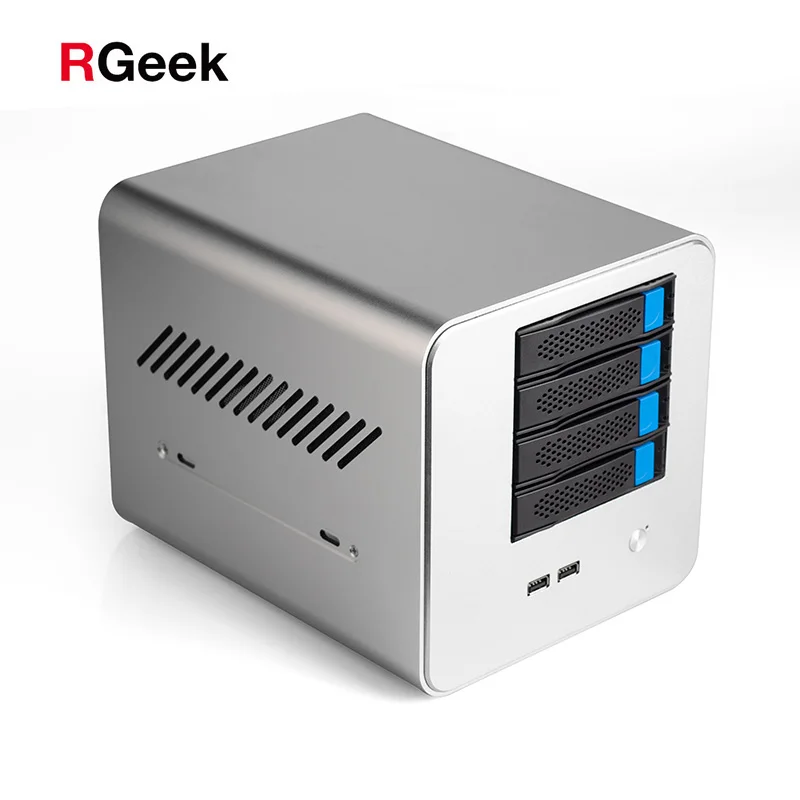 Rgeek Custom Nas04b Nas 4 Bay 3,5 Дюйма Hdd Горячая Замена Nas Mini Itx ...