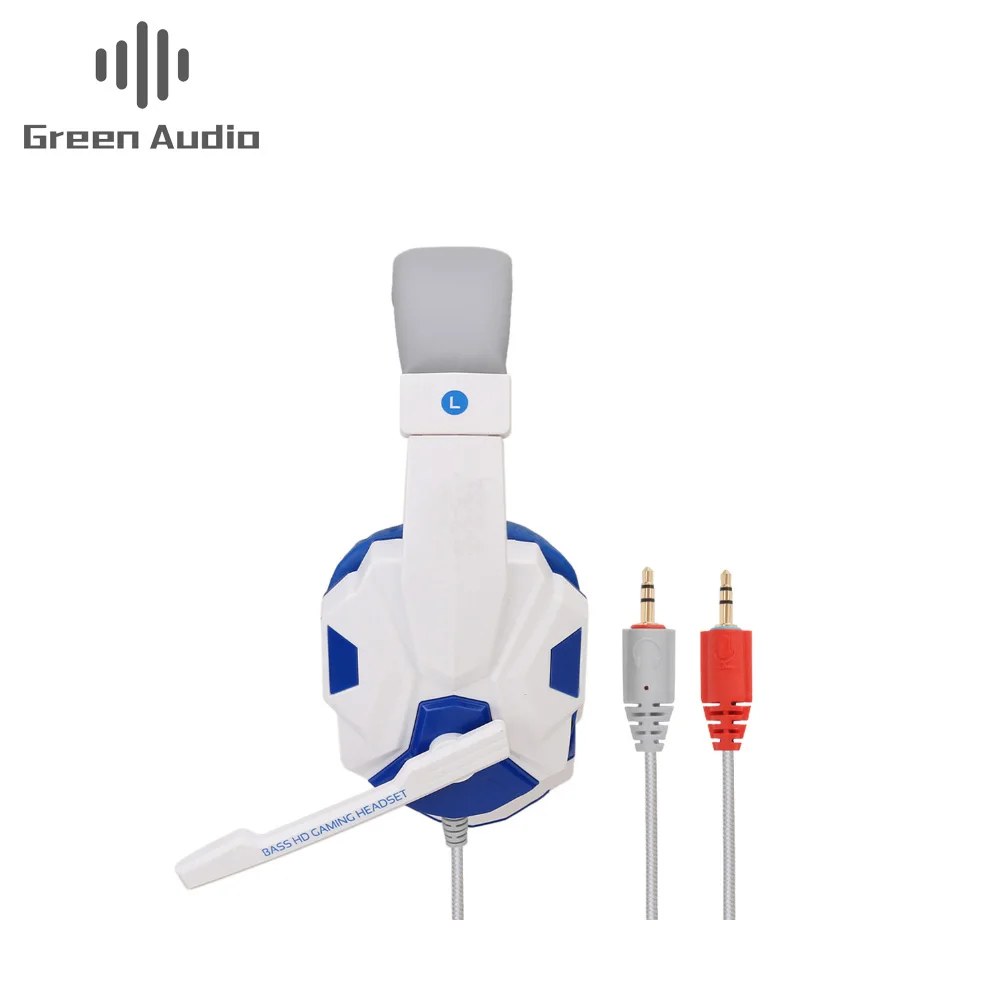 

GAE-830 Wired Gaming Headset PC Music Stereo Earphones Headphones with Microphone for PS4 computer Gamer headphone 3.5mm, White,red,blue