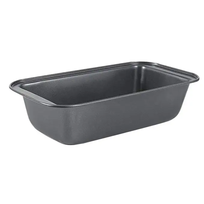 Black Carbon Steel Baking Cake Mold Rectangle Non-Stick Bread Toast Mould Loaf Pans