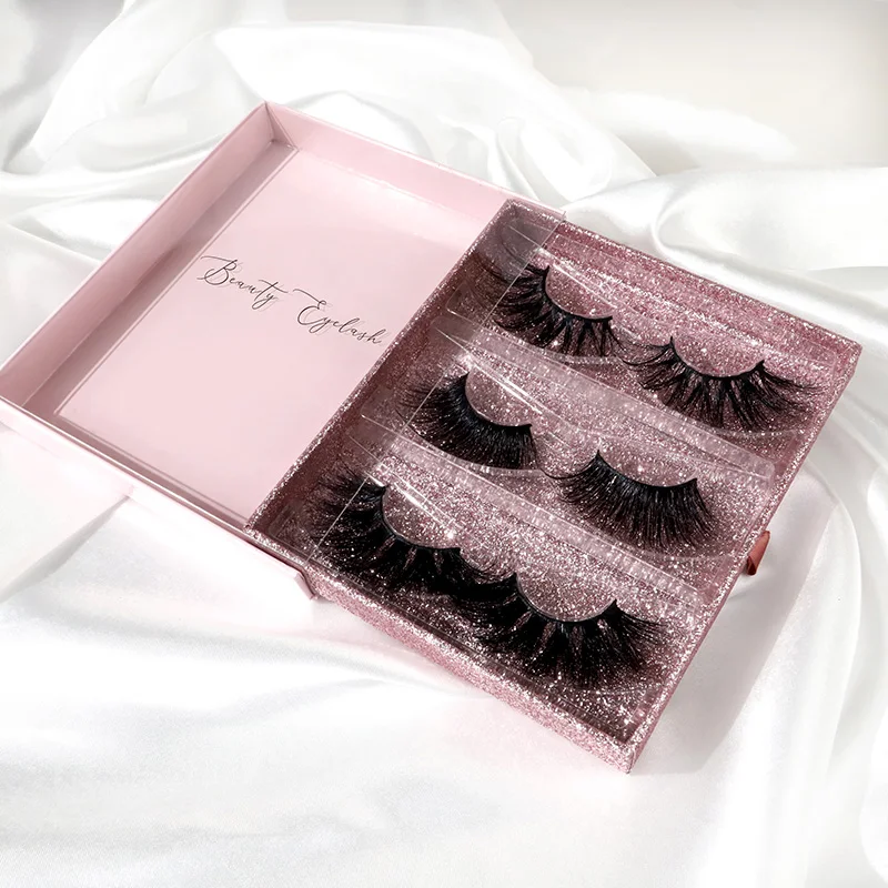 

Real Lash Vendor 25mm Best 5d False Eyelashes Box Private Label Mink Lahes 3d Mink Eyelashes With Eyelash Packaging Box Custom