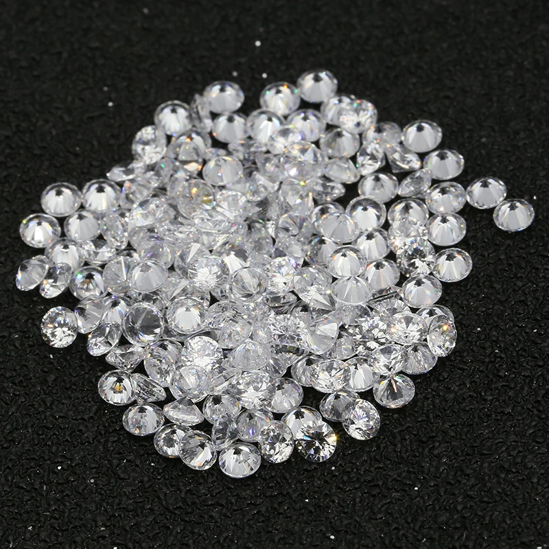 

Wholesale price 5a gemstones white zircon diamonds cut cz stone cubic zirconia