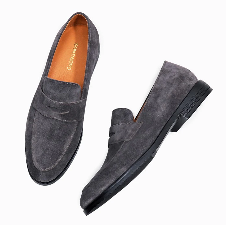 

New style leather cow suede loafer shoes for men moccasins suede shoes for men shoes men casual leather