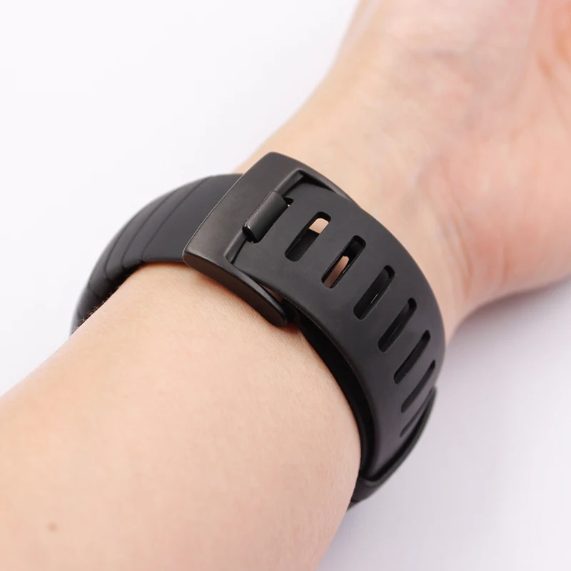 新的手表表带硅胶表带扣紧固件suunto核心替换电子手表表带男士手表