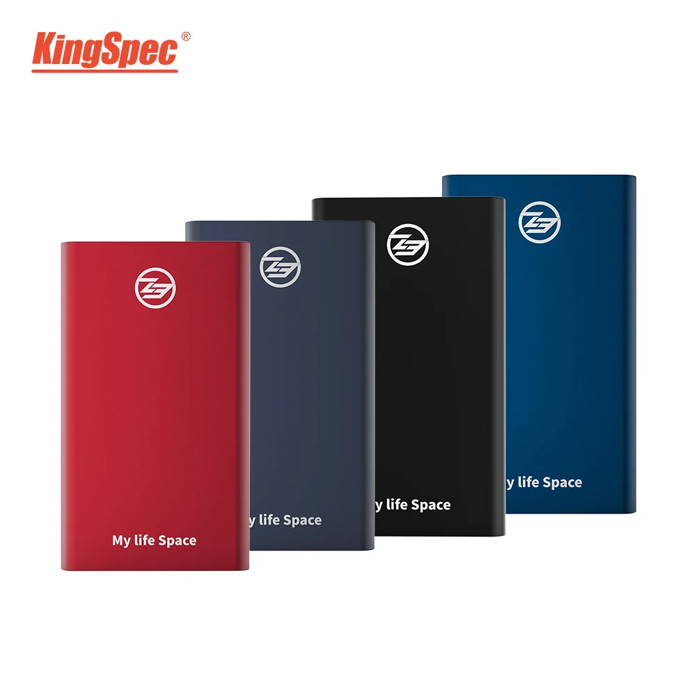 

KingSpec Type-c USB3.1 120gb 128GB 240gb 256GB 480gb 512GB 960gb 1TB External Portable SSD, Red