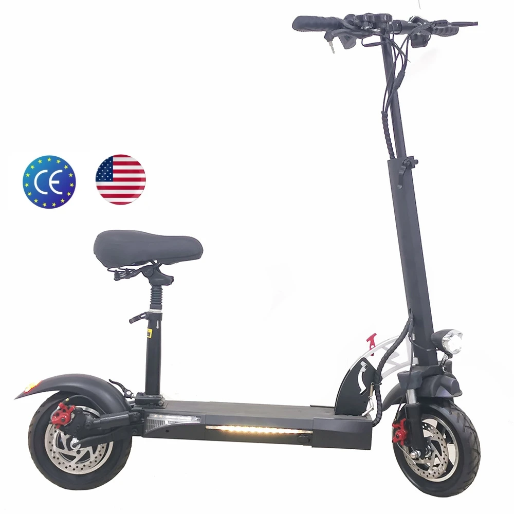 

2023 New Eu Stock Free Dropshiping E Scooter 48V 15Ah 10Inch 40-50Kmh 800W Motor Folding Electric Mobility Scooters With Seat