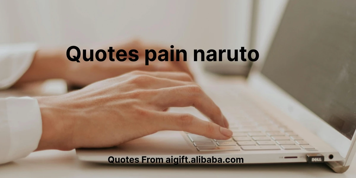 quotes pain naruto