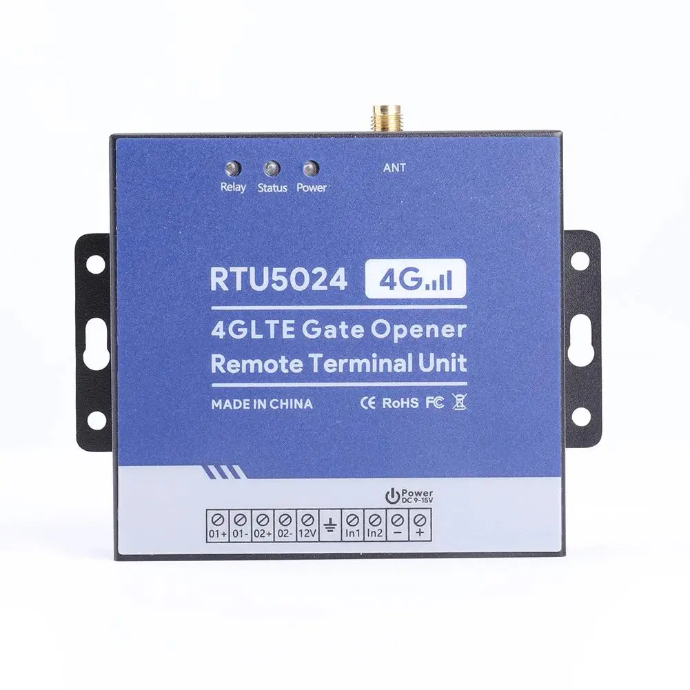 

RTU5024 4G LTE SMS Free Call Door Access Wireless Remote Control Gate Garage Door Opener Automatic Gsm Relay Gsm Gate Opener