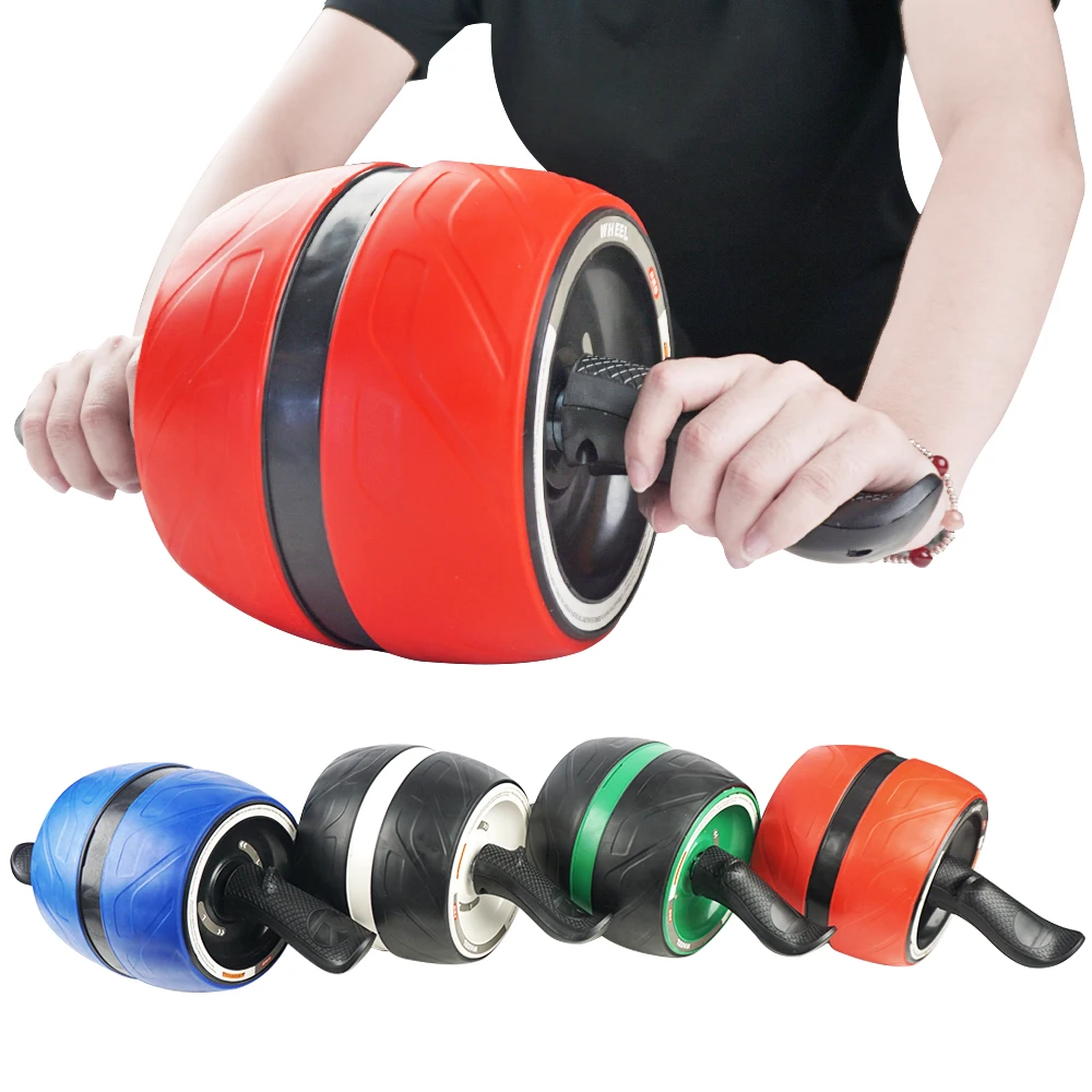 

New Workout Equipment Automatic Rebound Abdominal Wheel Fitness, Blue, black, green, red