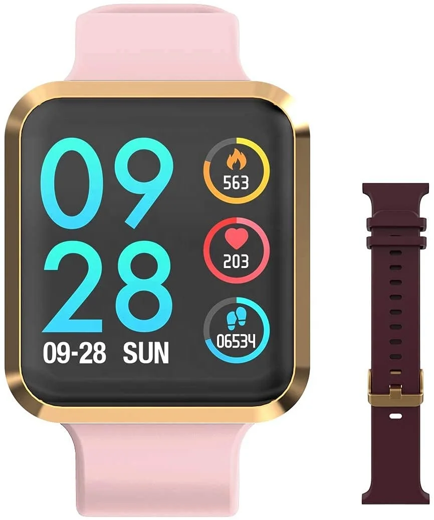 

Factory Smart Watch for Android Phones Compatible with iOS iPhone BT Sport Fitness Tracker, Heart Rate Blood Pressure Calorie