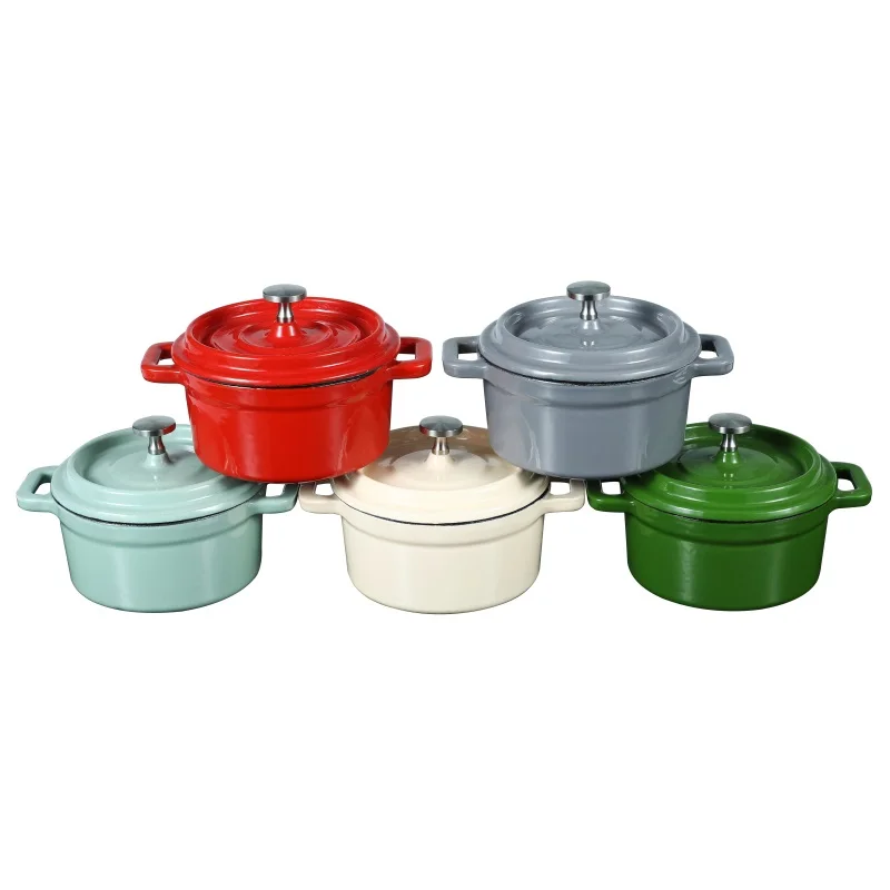 Cast Iron Mini Casserole with Lid Cocotte - Durable & Versatile