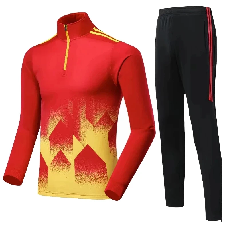 

China factory low price plus size custom sublimation printing logo 2 pieces mens sports track suit, Custom color