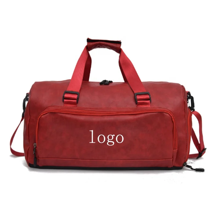 

Custom Fashion waterproof men PU leather travel weekend bag duffle bag, Customized color