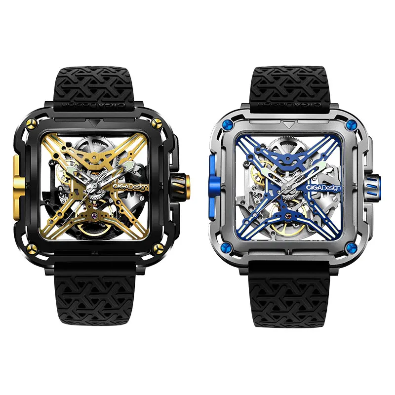 

Free Shipping CIGA Design X Series Titanium Case Sapphire Crystal Hollow-Design Automatic Men's Mechanical Watch