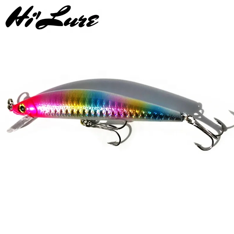 

90mm 28.5g Fishing Lure Heavy Weight Minnow Artificial Bait Sea Bass Sinking Jerkbait HYM01, 5 colors