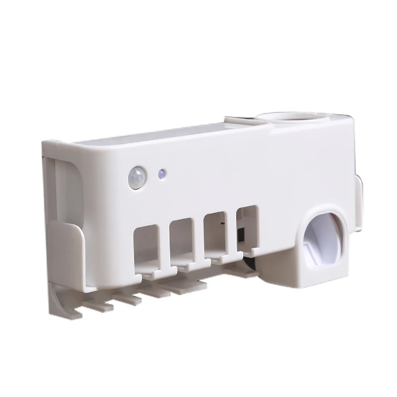 

New Listing Wall-Mounted Sterilization Toothbrush And Toothpaste Holder