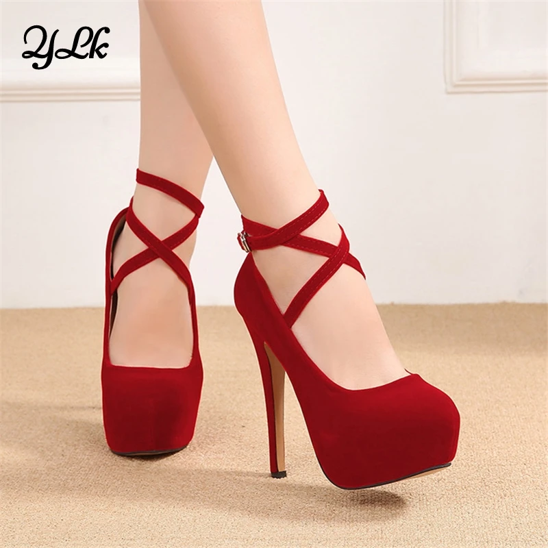 

2021 latest ladies women sexy ladies platform stiletto high heel shoes, Black red blue