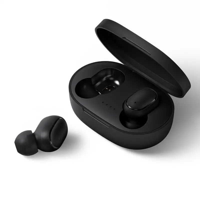 

RICOO wholesale audifonos a6s tws wireless waterproof earbuds for xiaomi redmi audifono inalambrico wireless earphone headphone, Black