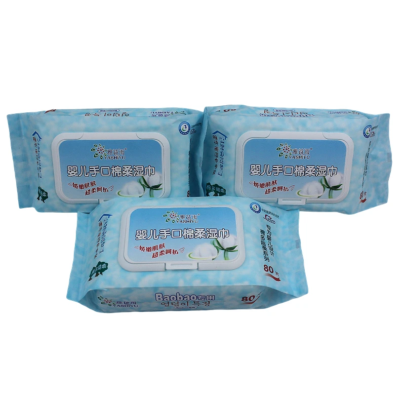 

Yashiyu bamboo eco-friendly organic natural sensitive skin wholesale baby wet wipes