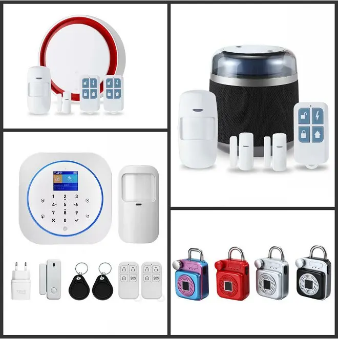 Multi functions Bluetooth Loudspeaker & Mobile APP controlled wireless WiFi alarm system for home - ANKUX.COM