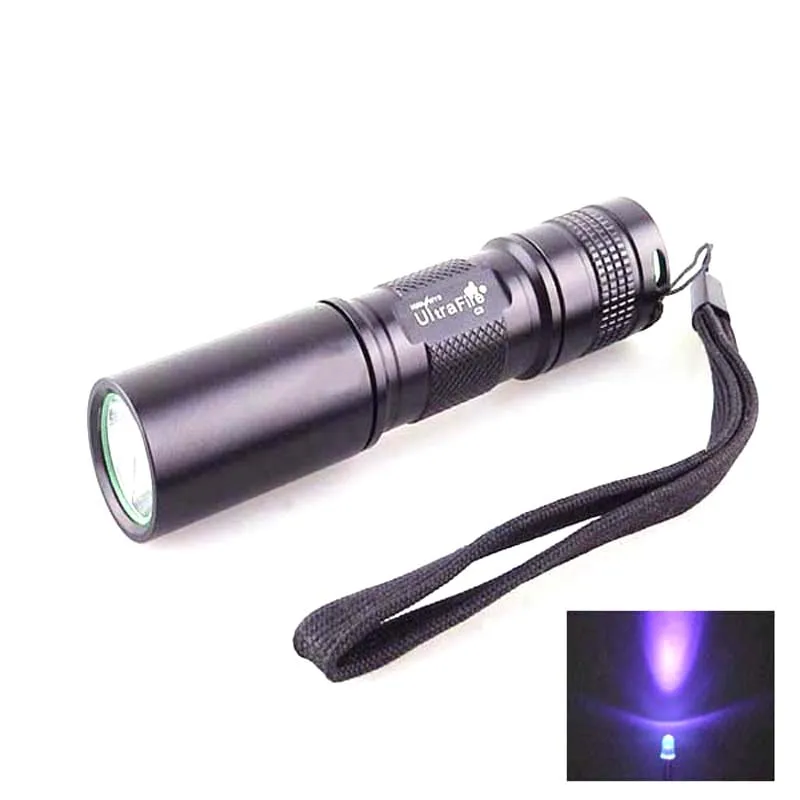

Amber detection Light C3 395nm UV Banknote Detection LED Flashlight (1xAA/1x14500)