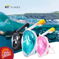

2020 Popular Amazon Top Seller Full Dry Snorkeling Mask Dry Diving Swimming Full Face 180 Snorkel Mask
