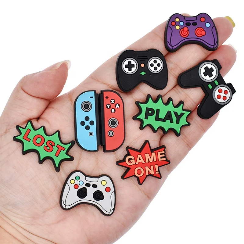 

shoe charms Pac-Man game handle controller shoe charms for shoe