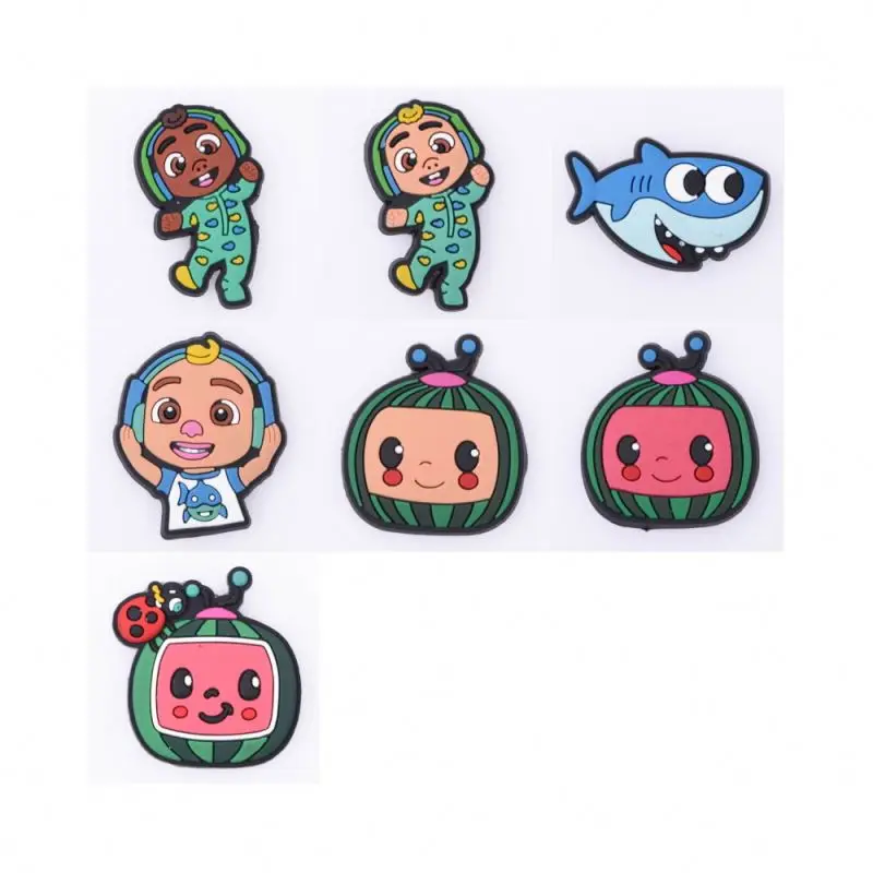 

cocomelon charms for croc shoes Cheap Custom New Design Soft PVC Cartoon Croc Shoe Charm Wholesale, Customized color