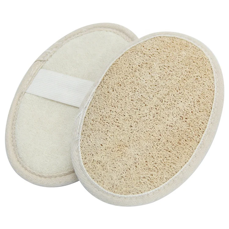 

Eco Friendly Loofah Brush Bathe and Shower Body Brush, Natural color