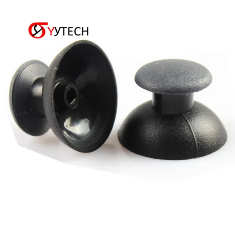 

SYYTECH Replacement Thumbsticks Mushroom Cap for PS2 PS3 Controller, Black