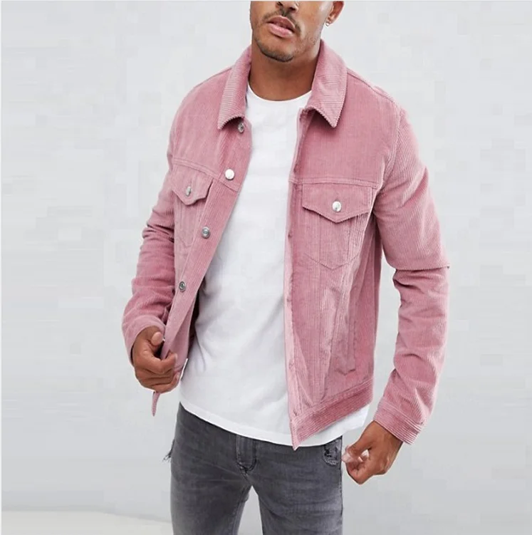 vaardigheid Fluisteren Eed Custom Pink Corduroy Jacket For Men - Buy Windbreaker Jacket,Sports  Jacket,Custom Jacket Product on Alibaba.com