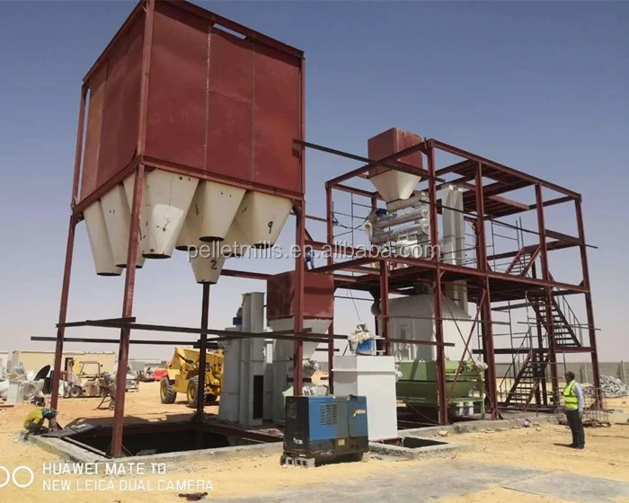 10ton Per Hour Cattle Feed Production Line Poultry Feed Mill Plant Cost