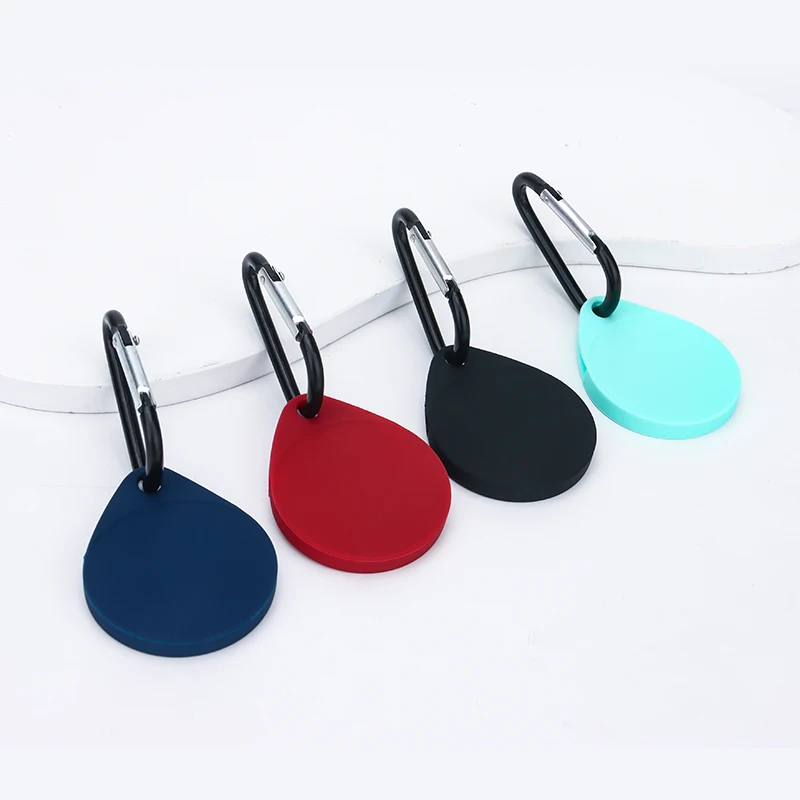 

for Apple Airtags Locator Silicone Case Scratch-proof Protector Cover, Blue/red/black/navy blue