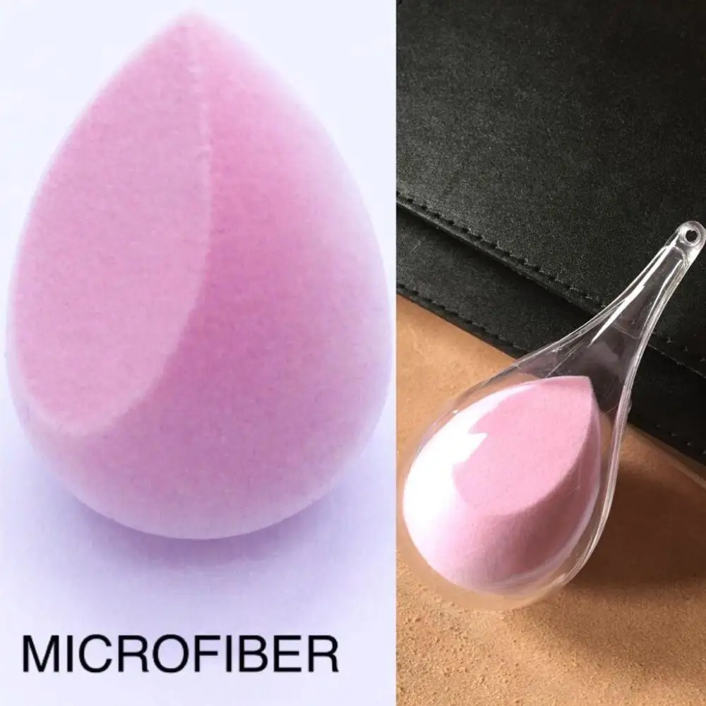 New Arrivals Pink Cosmetics Puff Soft Microfiber Makeup Sponge For Dry ...