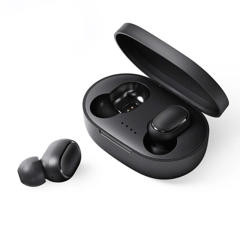 

A6S TWS Wireless Earbuds Noise Cancelling Headset With Mic Handsfree Headphone For Xiaomi Redmi Airdots, Black