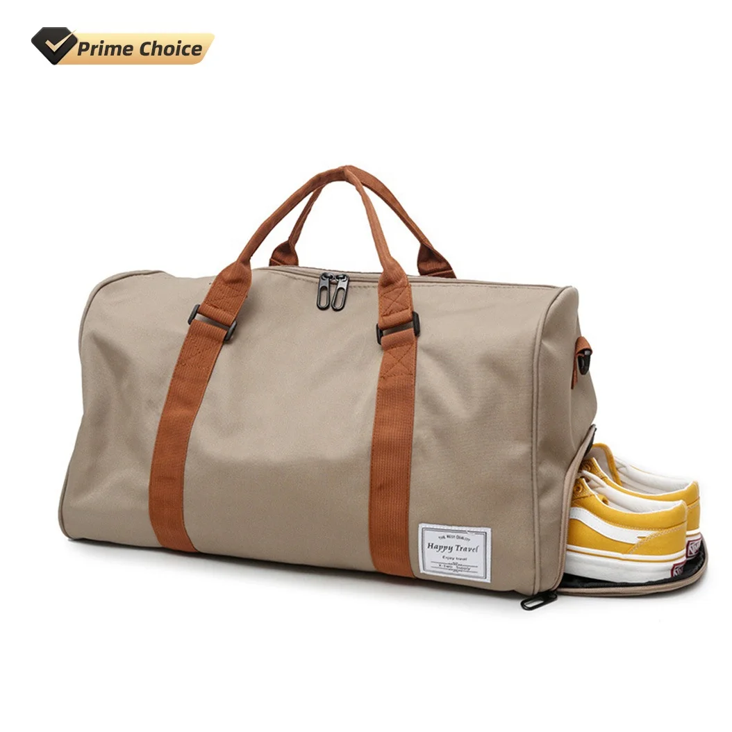 

Top Seller Colorful Luxury Waterproof Spend Da Night Canvas Overnight Weekend Travel Tote Sac Bolsa Gym Duffle Bag