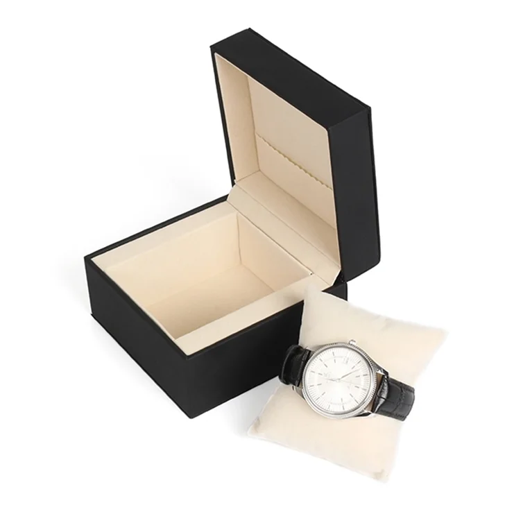 

High End Fashion Branded PU Leather Watch Strap Box Wholesale watch package box, Customized color